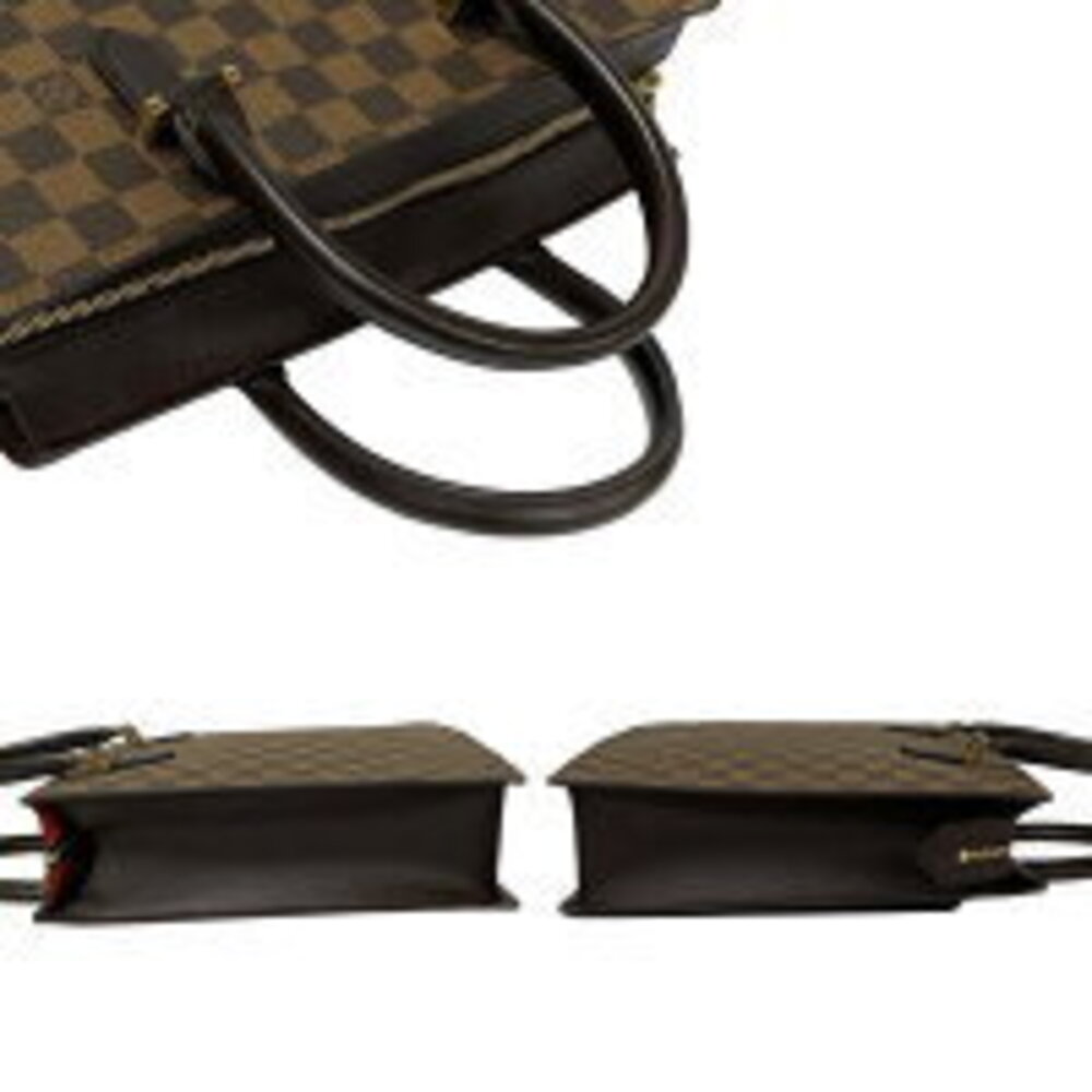 Louis Vuitton Venice Damier Leather Handbag Tote Bag Brown - Picture 5 of 8